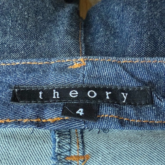 Theory. Clean lines.Denim - Picture 2 of 5